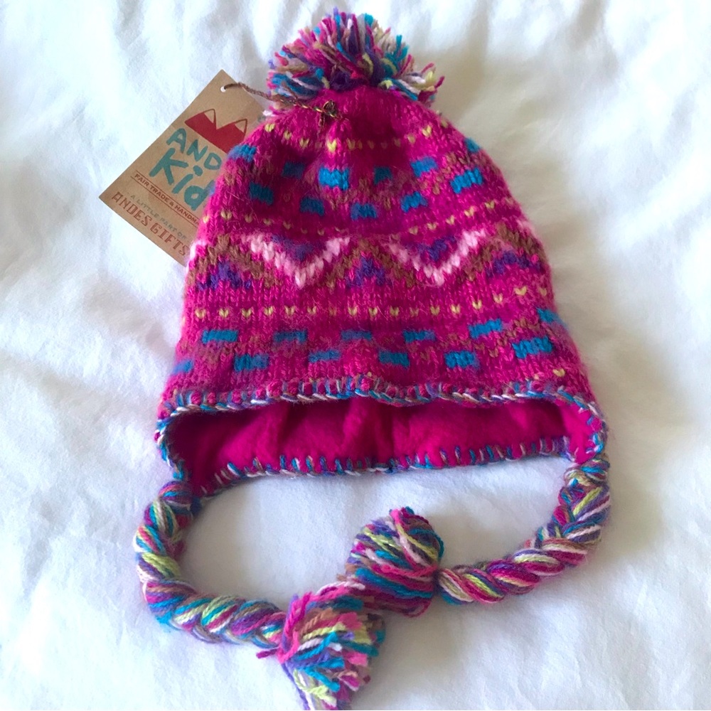 Andes Kids Acrylic/Alpaca Fleece Lined OS